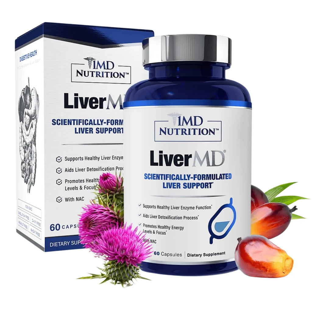 1MD Nutrition LiverMD Liver Support – 60 Capsules