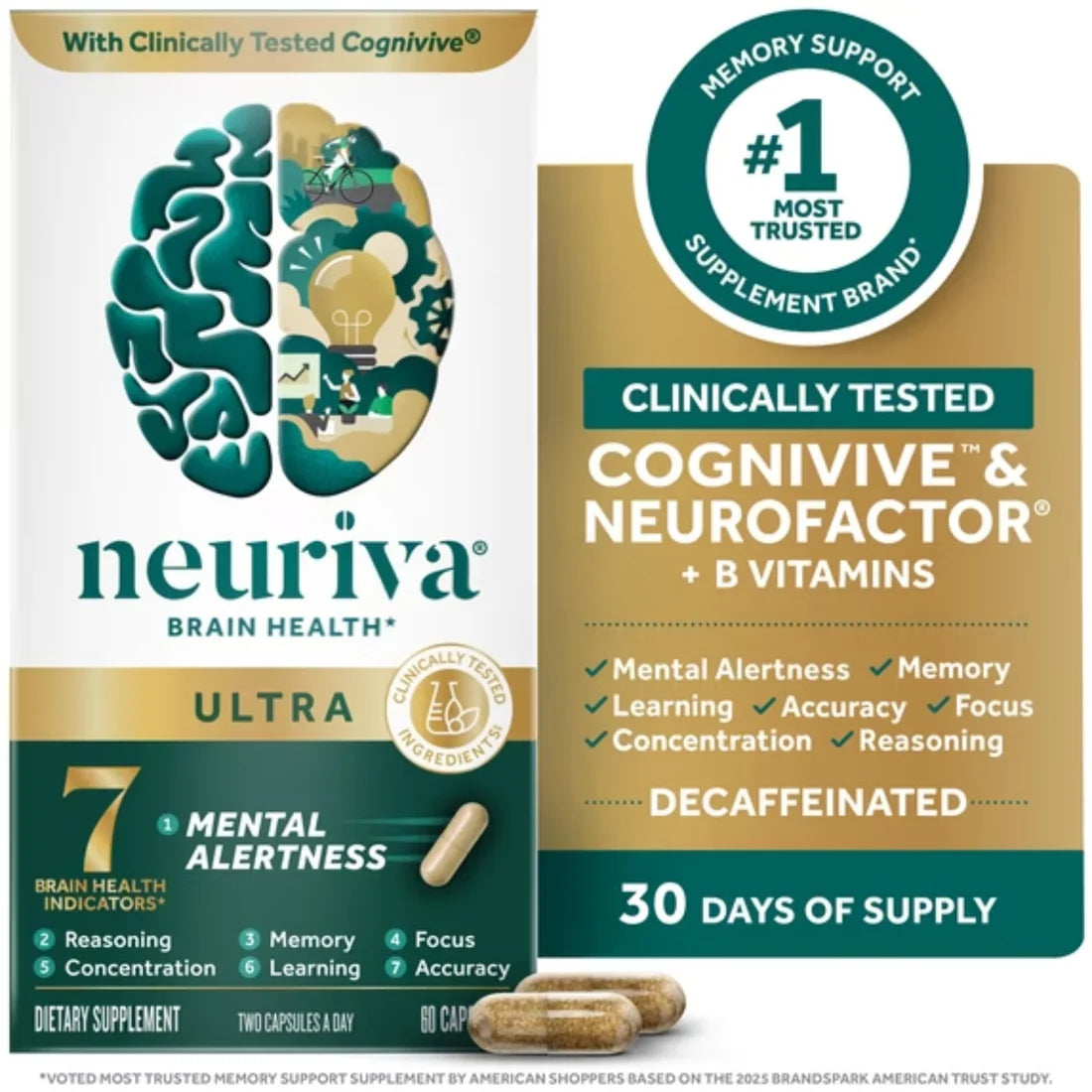 Neuriva Brain Health Ultra Review | 60 Capsules & 7 Brain Indicators