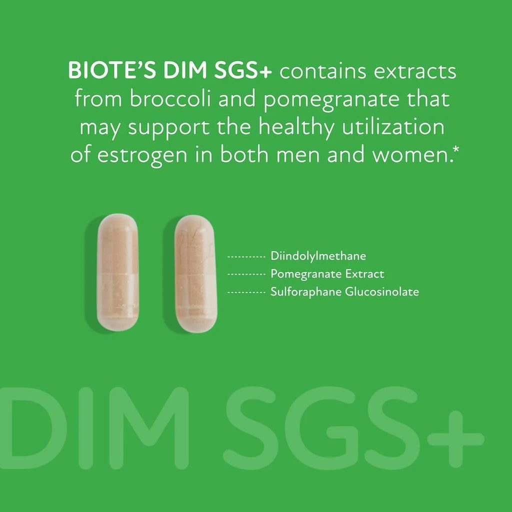 Biote Nutraceutical DIM SGS+ 60 Capsules