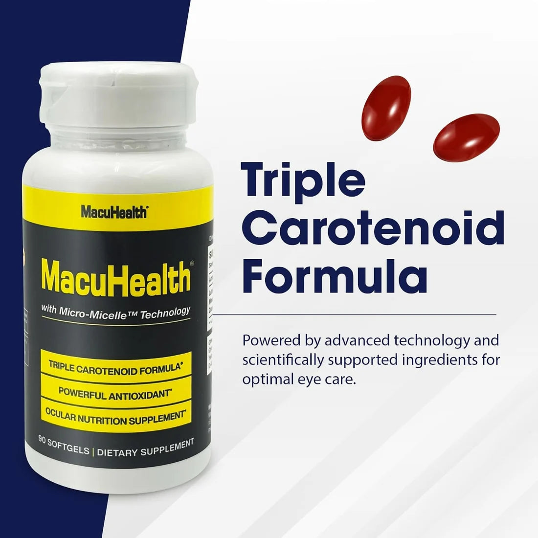 MacuHealth Triple Carotenoid Formula Review | 90 Softgels