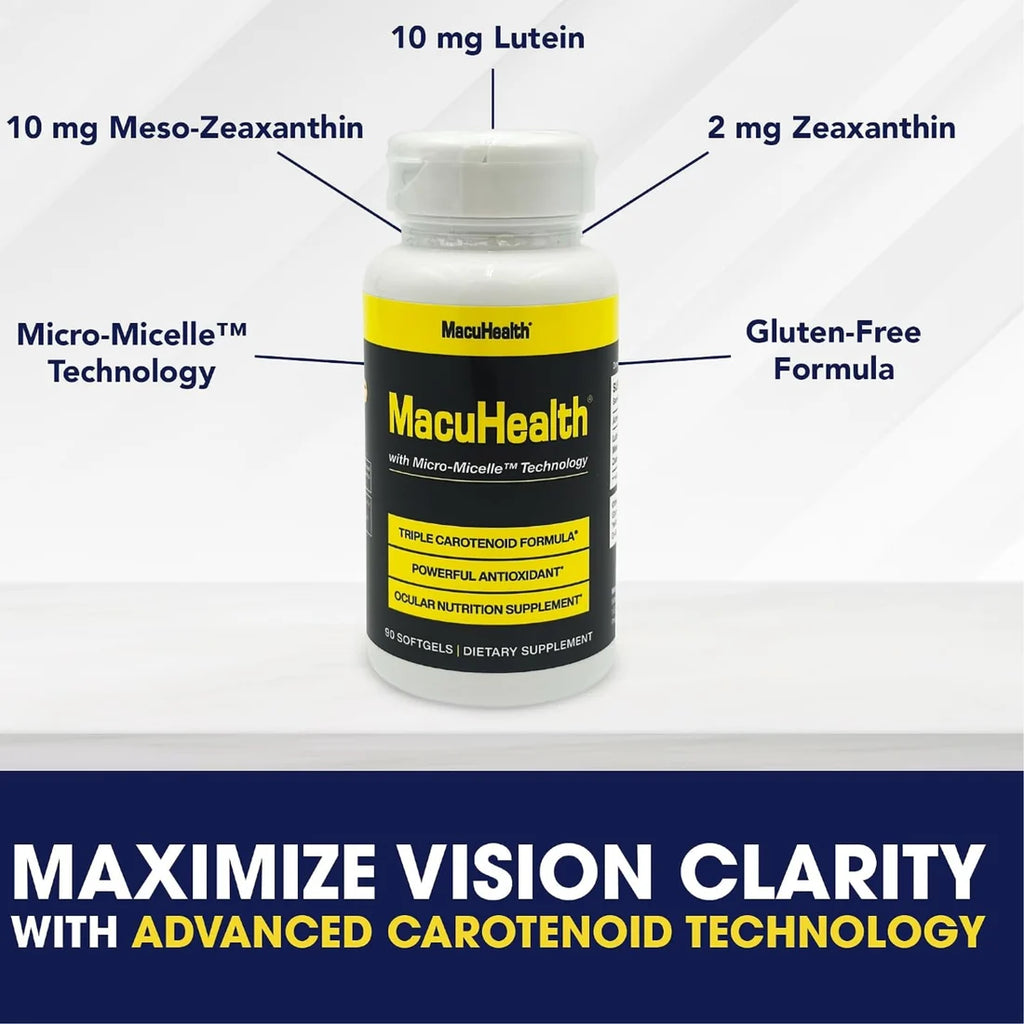 MacuHealth Triple Carotenoid Formula Review | 90 Softgels