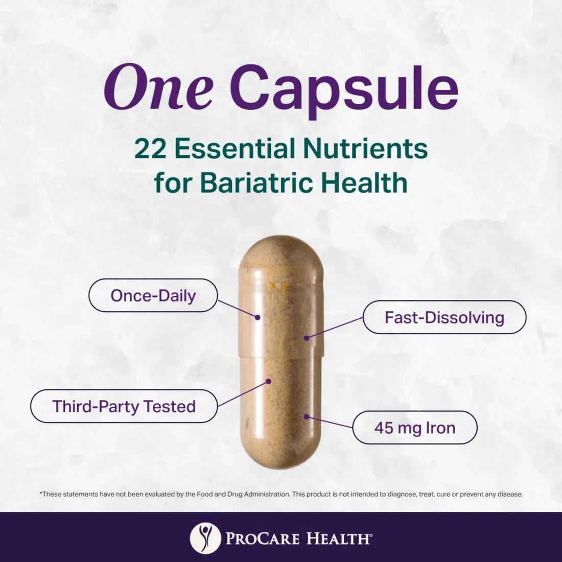 ProCare Health Core-45 Bariatric Multivitamin – 30 Capsules