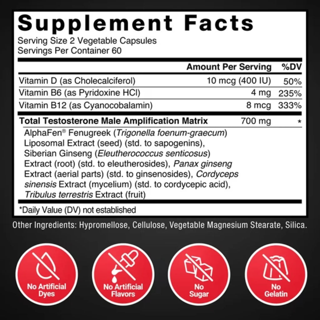 Force Factor Test X180 Legend – 120 Capsules