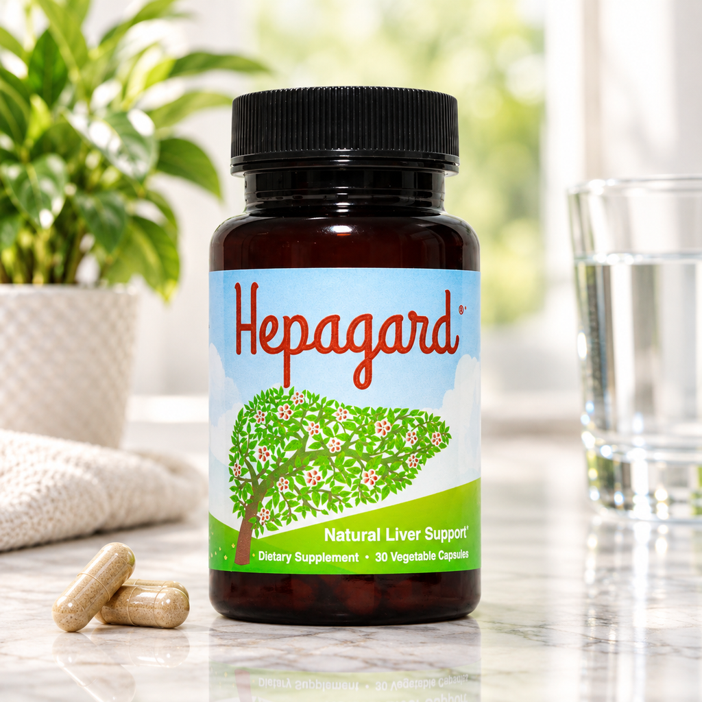 Hepagard Natural Liver Support | 30 Vegetable Capsules