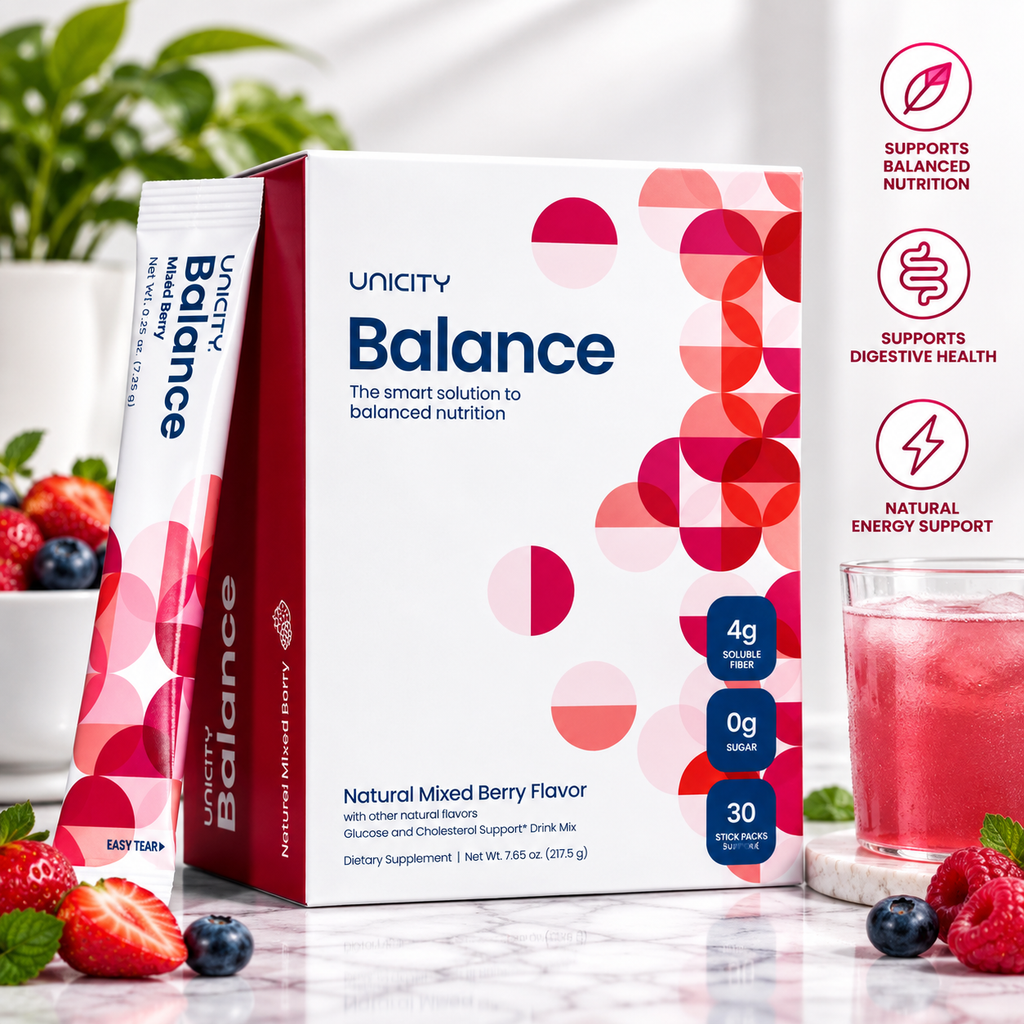 Unicity Balance Mixed Berry Drink Mix – 30 Sticks