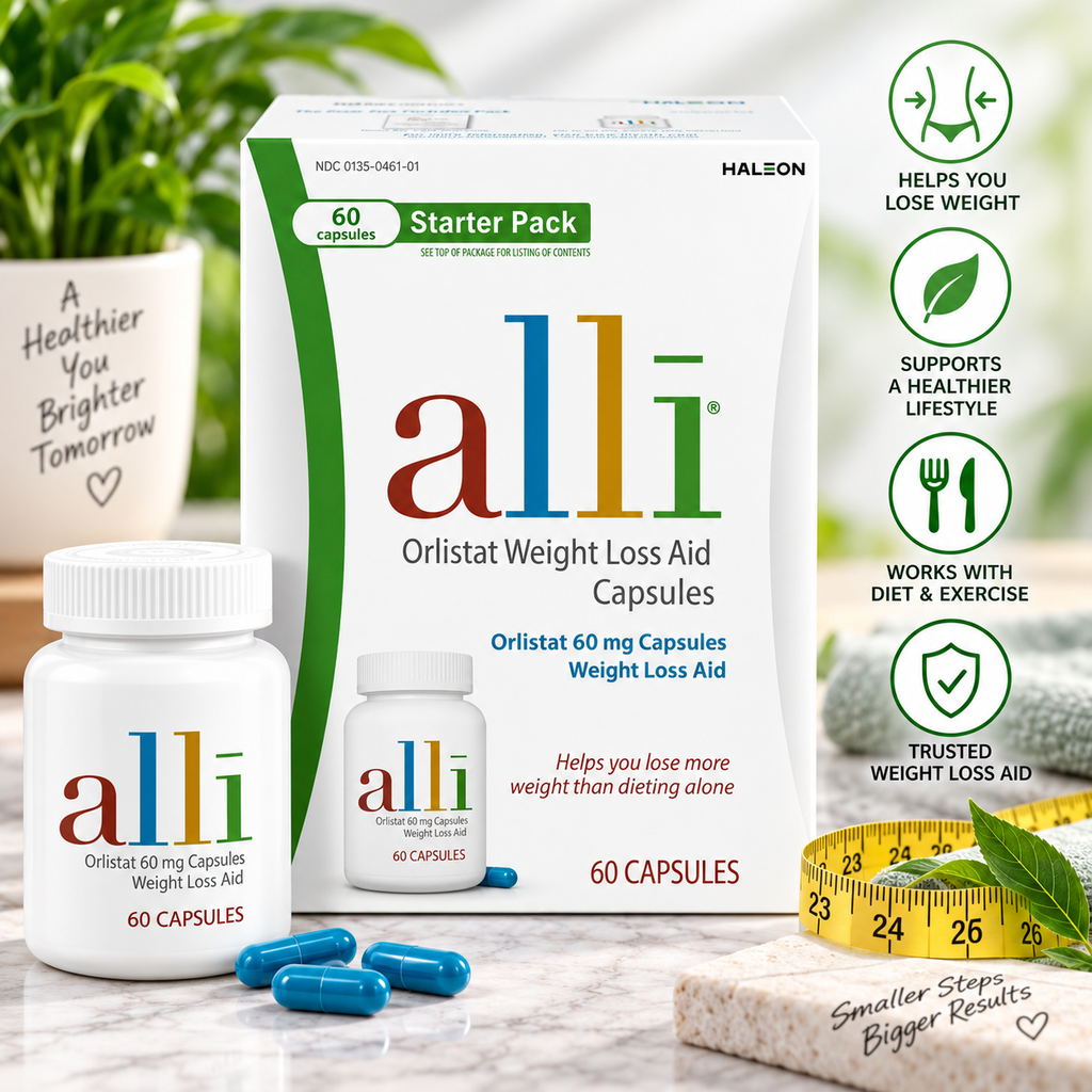 alli Orlistat 60mg Capsules – 60 Count