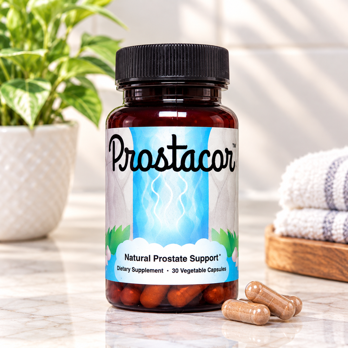 Prostacor Natural Prostate Support Review | 30 Vegetable Capsules