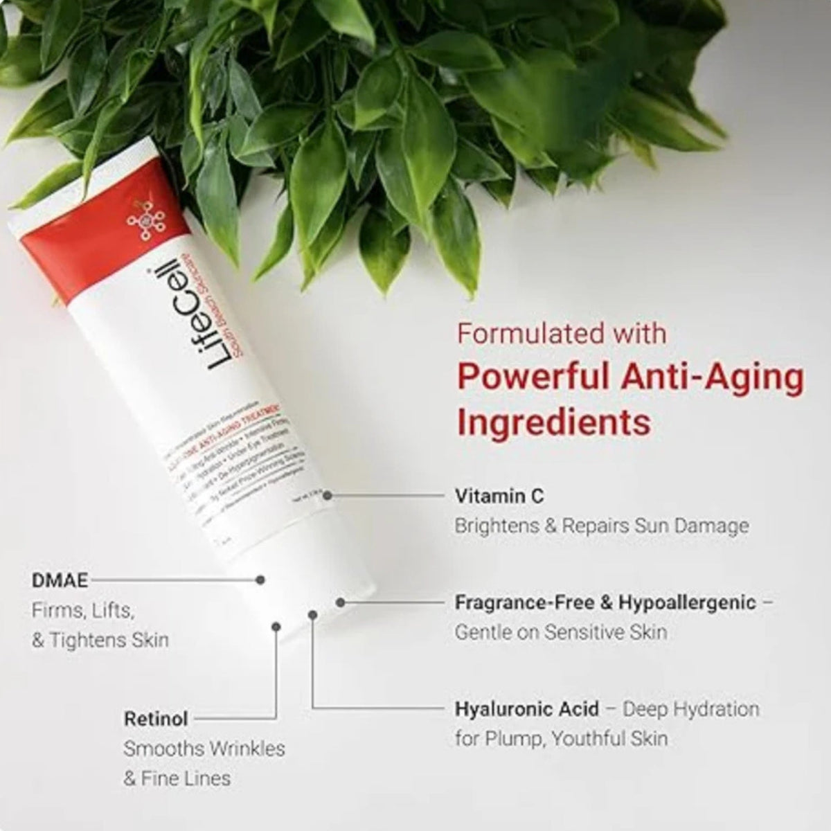 LifeCell All In One Anti-Aging Cream Wrinkle Repair & Firming 2.54 oz